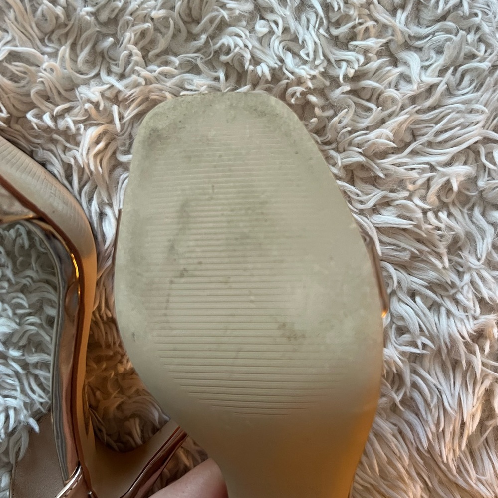Forever 21 Rosegold 4” Heels - Picture 8 of 10